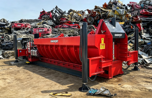 Enerpat #AMB-SCE6000, mobile car logger baler, 34" x 26" bale, Hardox-500, new - Image 4