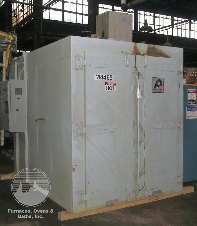 52" width x 75" H x 60" L Precision Quincy, electric walk-in oven, 1000&deg;F, Class A, Solvent Rated - Image 2