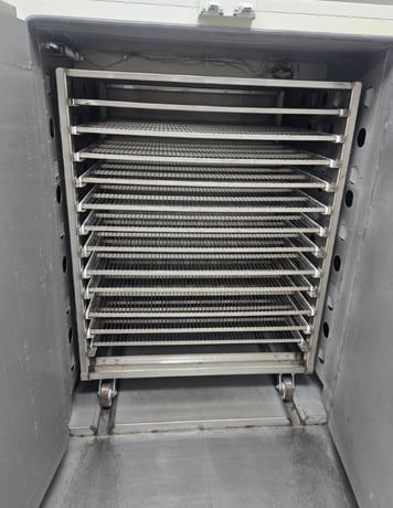 48" width x 60" H x 48" L Grieve #TBH-550, Electric, 550°F, Stainless Steel w/ Cart, like new - Image 2