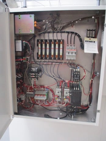 48" width x 60" H x 48" L Grieve #TBH-550, Electric, 550°F, Stainless Steel w/ Cart, like new - Image 3