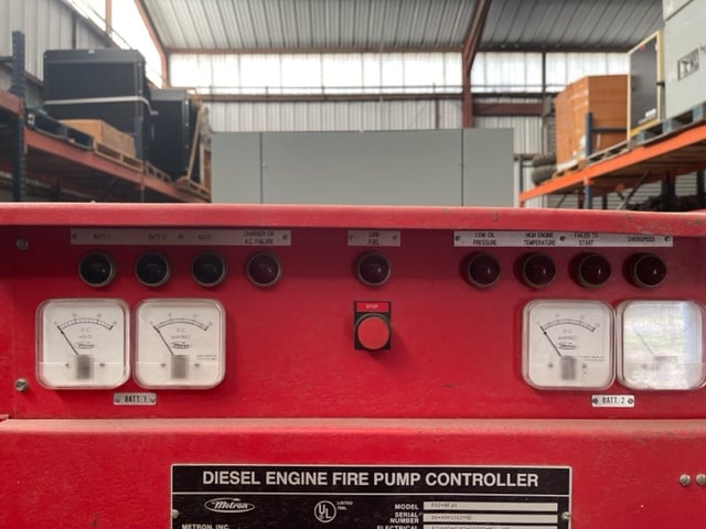 Metron #FD2-AFJS, fire pump controller, S/N DD-9042312-02, like new - Image 2