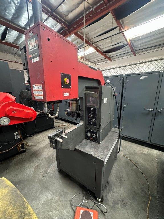 8 Ton, Haeger #824-Plus-1-H, hardware insertion press, 24" throat, 8.5" stroke, 40 SPM, 3 HP, 1999 - Image 3