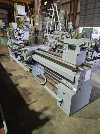 28.5" x 120" Summit #28X120B, Engine Lathe, 19-5/8" socs, 36.5" swing in gap, 64" thread, 15 HP, 16-1250 RPM - Image 1