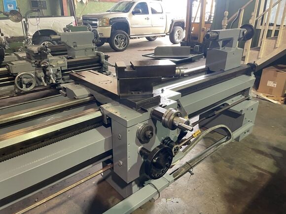 28.5" x 120" Summit #28X120B, Engine Lathe, 19-5/8" socs, 36.5" swing in gap, 64" thread, 15 HP, 16-1250 RPM - Image 10