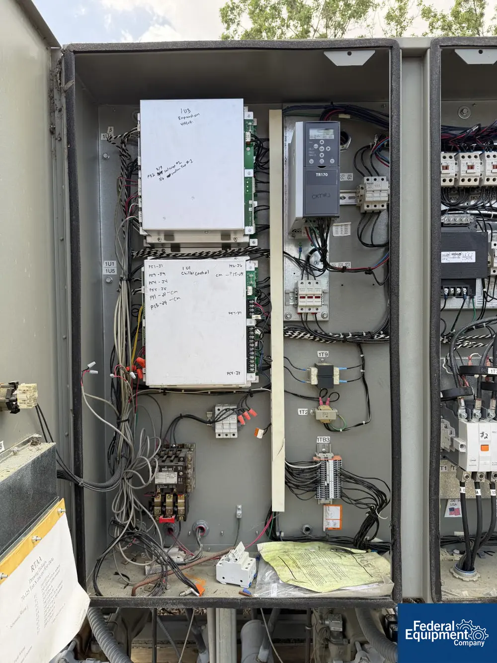 100 Ton Trane #RTAA-1004, Air Cooled Chiller, R22, 460 V. - Image 7