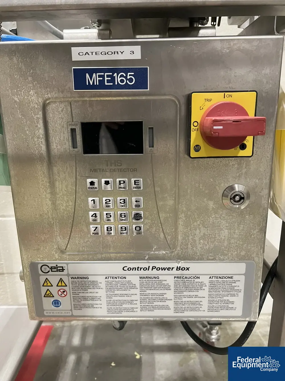 Ceia #T/PLVMS21-C, Liquid Metal Detector, 38mm, 2012 - Image 7