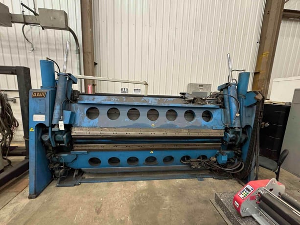 120" Davi #Ystad-1/4x10, CNC Bidirectional Folding System, 1/4" x 10' Bend, Mitsubishi 10-Axis Control - Image 1