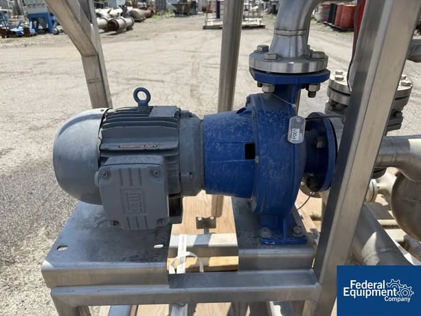 Alfa Laval Temperature Control Skid, Stainless Steel, w/ 18.4 sq.ft heat exchanger (2 available) - Image 8