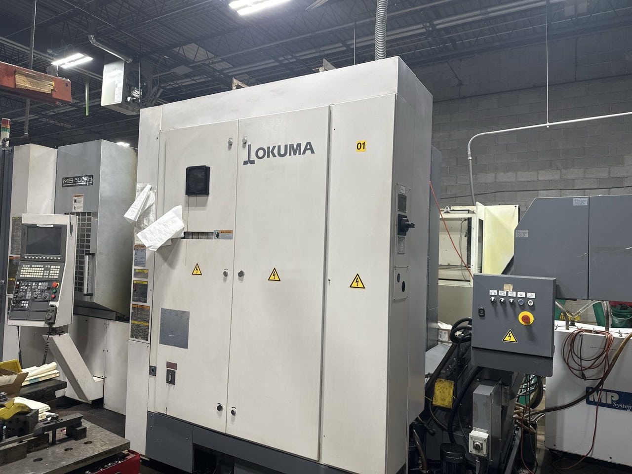 Okuma #MB-5000H, Horizontal Machining Center, 60 automatic tool changer, 30.7" X, 31.5" Y, 32.3" Z, 15,000 - Image 3