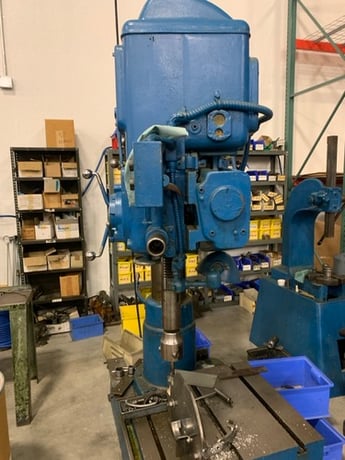 3' -9" Cincinnati #Bickford, Radial Drill, 16" x 22" Table, 75-1500 RPM, 230/460 V. - Image 2