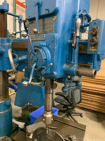 3' -9" Cincinnati #Bickford, Radial Drill, 16" x 22" Table, 75-1500 RPM, 230/460 V. - Image 4