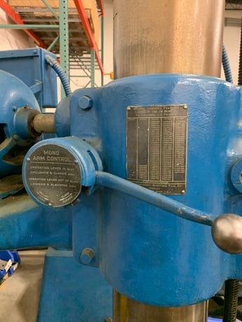 3' -9" Cincinnati #Bickford, Radial Drill, 16" x 22" Table, 75-1500 RPM, 230/460 V. - Image 5