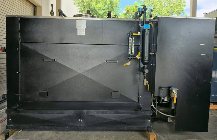 3,312 PPH Parker #48L, Watertube Boiler, (2) 48 HP Boilers, 150 PSI, Natural Gas, 2022 - Image 1