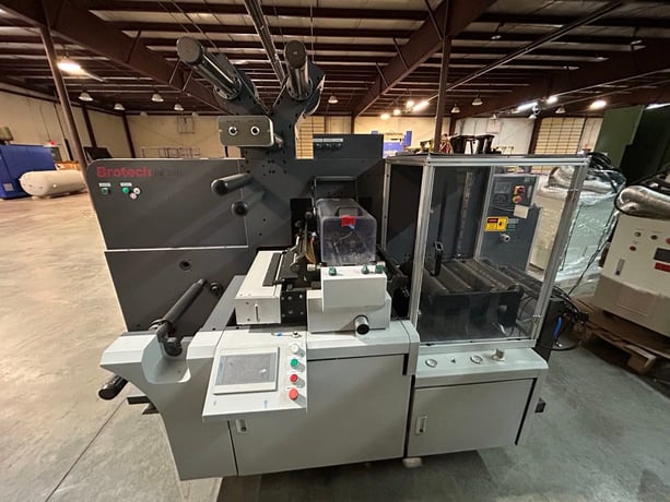 Brotech #DF330, Packaging & Label Machine, 340 mm Max. Web Width, 330 mm Semi-Rotary Die Cutting, 2021 (2 - Image 6