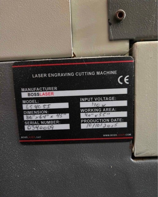 Boss #LS-4055, Laser Cutter, 2015 - Image 5