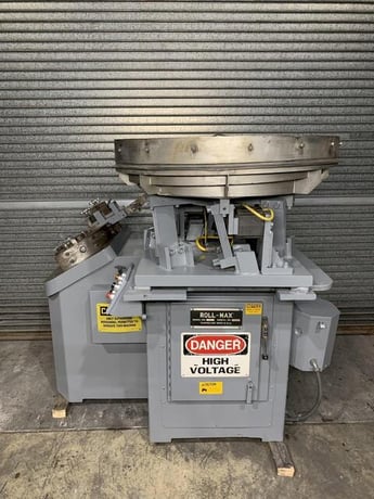 .050"-.375" Roll-Max #5NF, Planetary Thread Roller, 3" thread length, 1500 PPM, 42" vibratory bowl, 1996 - Image 1