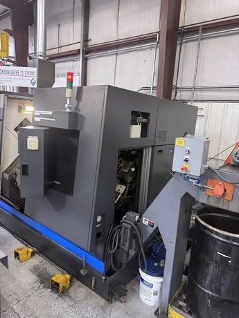Hwacheon #T2-2T-YSMC, CNC lathe, 20.4" swing, 2.5" bar, 14.17" dia., 23.62" lgth, 3500 RPM, A2-6, 12 turret - Image 9