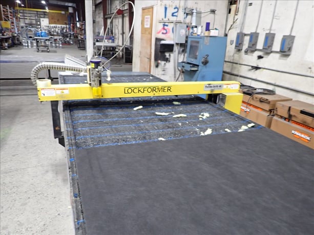Lockformer #Vulcan-1600-WJ, CNC waterjet, 5' x 20' table, KMT Neo 40V3 55 KPSI intensifier pump, uncoiler - Image 3