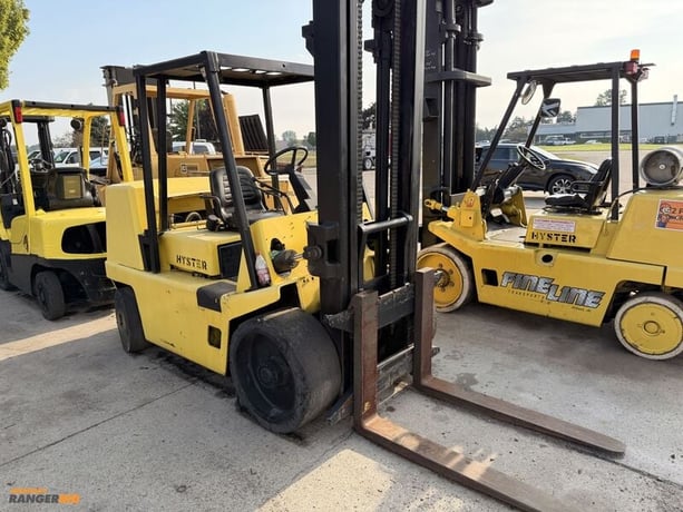 15,500 LB Hyster #S155XL, Diesel Forklift, 134" lift height, 48" forks, 2 stage mast, side shift, 7157 hours - Image 2