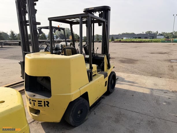 15,500 LB Hyster #S155XL, Diesel Forklift, 134" lift height, 48" forks, 2 stage mast, side shift, 7157 hours - Image 6