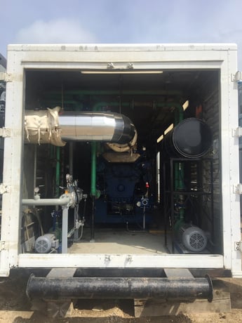 1720 KW MWM #TBG-620, Natural gas generator set, 480 Volts, Deutz TBG 620 V16 engine, 2002 - Image 8