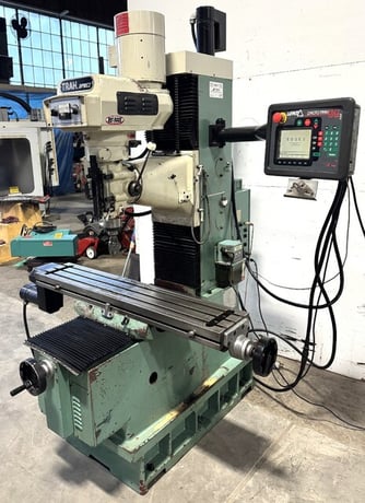 SWI Trak #DPME2, CNC bed type vertical mill, 9" x49" tbl., 3 HP, 31" X, 16" Y, 25" Z, R8, 60-5000 RPM - Image 1