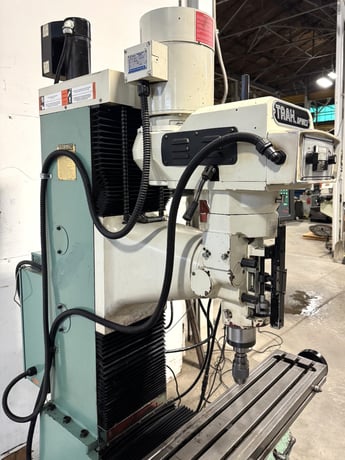 SWI Trak #DPME2, CNC bed type vertical mill, 9" x49" tbl., 3 HP, 31" X, 16" Y, 25" Z, R8, 60-5000 RPM - Image 5