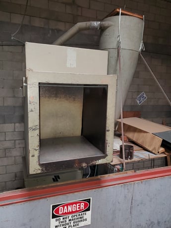 19-7/8" x 21-1/8" Conair Wortex, Plastic Granulator, 3 fly/2 bed knives, blower, control panel, 50 HP - Image 6