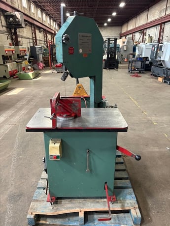 10" x 12" ER Maier #KM1012, Vertical Roll-In Band Saw, 18" x 30" table, 9'10"-10' 2" blade length, 1/4"-3/4" - Image 2