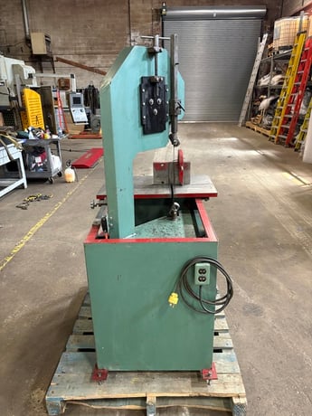 10" x 12" ER Maier #KM1012, Vertical Roll-In Band Saw, 18" x 30" table, 9'10"-10' 2" blade length, 1/4"-3/4" - Image 6