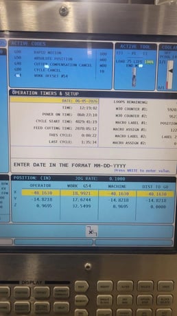 Haas #VF-9/40, CNC Vertical Machining Center, 84" x 36" table, 84" X, 40" Y, 30" Z, 30 HP, 8,100 RPM, CAT 40 - Image 4