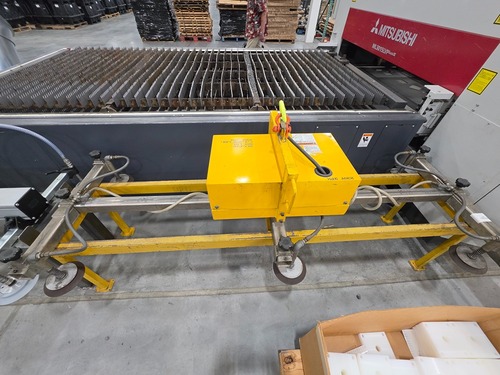 Mitsubishi #ML-3015LVP-Plus, CNC CO2 Laser, 4000 watt, 120" x 60" max. sheet, 122" X, 61" Y, 3.54" Z, pallet - Image 10