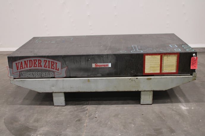 48" x 96" Starrett, Black Surface Plate - Image 1