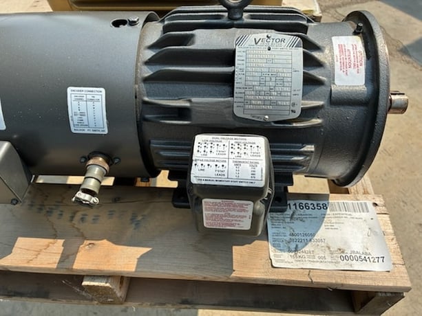 5 HP 1750 RPM Vector #ZDM3665T, Frame 184TC, 230/460 Volts, 3PH, 13/6.5 amps, 6000 RPM max. speed, Inverter - Image 3