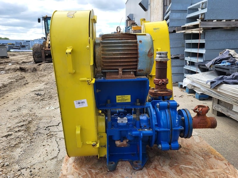 350 GPM @ 240' TDH, Warman #032CAHRRRMM2660, Horizontal Centrifugal Slurry Pump, 3" suction x 2" discharge - Image 1