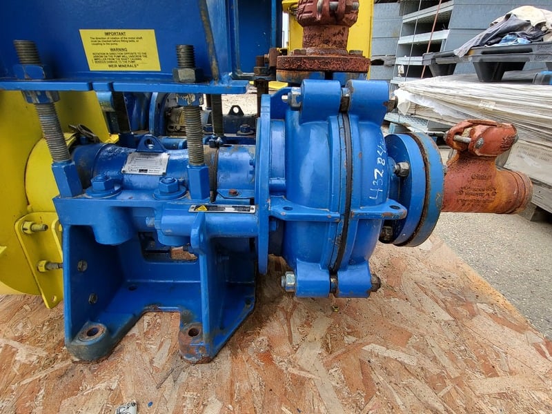 350 GPM @ 240' TDH, Warman #032CAHRRRMM2660, Horizontal Centrifugal Slurry Pump, 3" suction x 2" discharge - Image 3