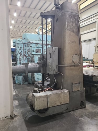 5" Giddings & Lewis #350-T, Table Type Horizontal Boring Mill, 74" x 48" table, 72" X, 48" Y, 36" quill - Image 5