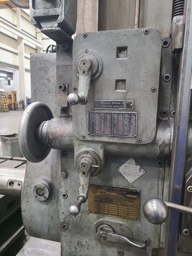 5" Giddings & Lewis #350-T, Table Type Horizontal Boring Mill, 74" x 48" table, 72" X, 48" Y, 36" quill - Image 10