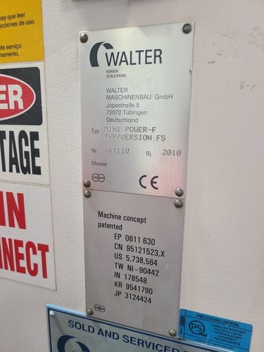 Walter #Mini-Power, CNC Tool & Cutter Grinder, 2010 - Image 8