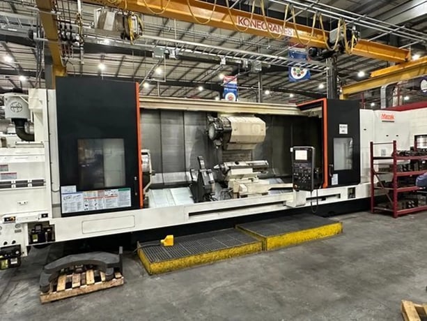 Mazak #Cybertech-Turn-5500M, CNC Lathe, 36" swing, 159.1" centers, 160" machining length, 32" chuck, 14.76" - Image 4