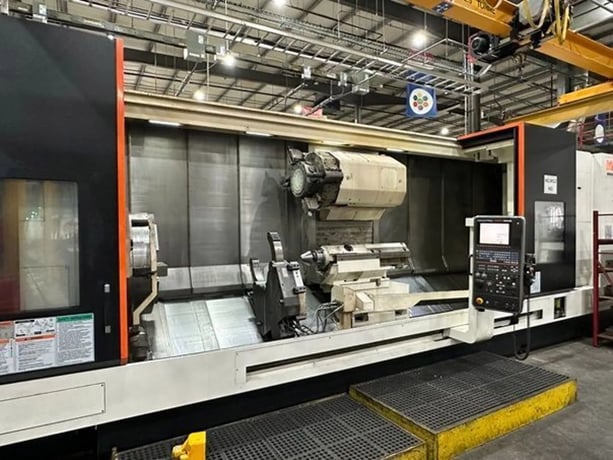 Mazak #Cybertech-Turn-5500M, CNC Lathe, 36" swing, 159.1" centers, 160" machining length, 32" chuck, 14.76" - Image 6