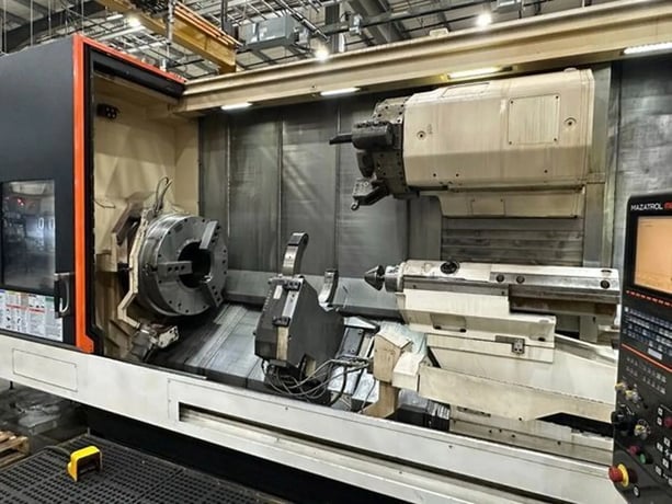 Mazak #Cybertech-Turn-5500M, CNC Lathe, 36" swing, 159.1" centers, 160" machining length, 32" chuck, 14.76" - Image 7