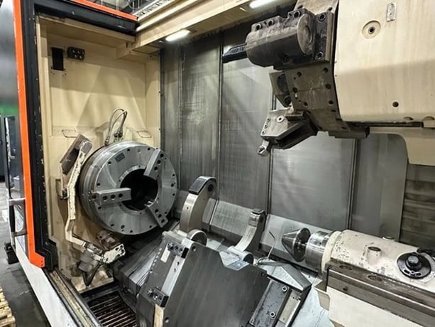 Mazak #Cybertech-Turn-5500M, CNC Lathe, 36" swing, 159.1" centers, 160" machining length, 32" chuck, 14.76" - Image 8