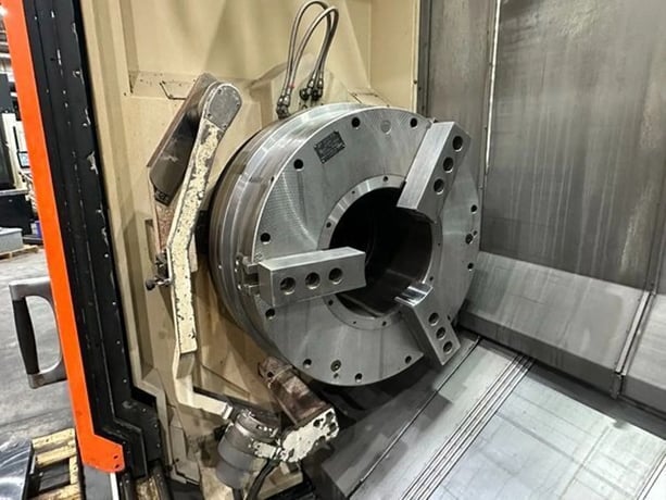Mazak #Cybertech-Turn-5500M, CNC Lathe, 36" swing, 159.1" centers, 160" machining length, 32" chuck, 14.76" - Image 9