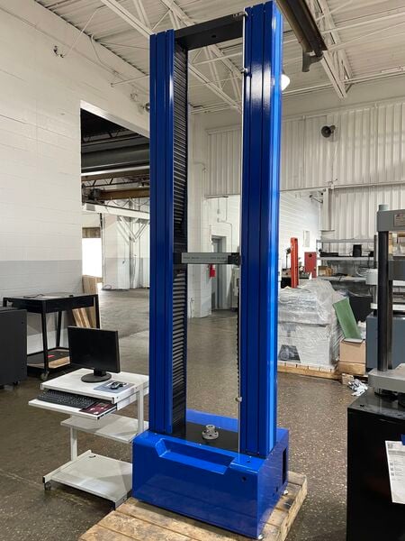 5K (25kN) Frank Bacon #FB-25EM-R, extra tall tension & compression testing machine, 90" testing opening, 17" - Image 2