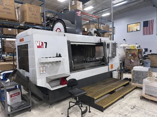 Haas #VF-7/50, CNC vertical machining center, 84" X, 32" Y, 30" Z, 7500 RPM, 30 automatic tool changer, 30 - Image 1