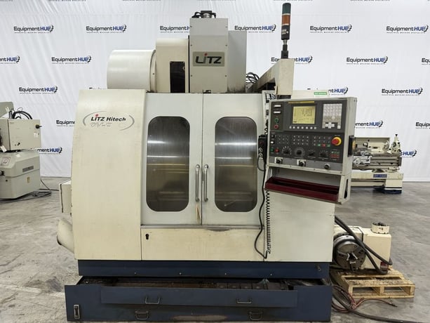 Litz Hitech #CV-800, CNC vertical machining center, Fanuc 0iMC, 31.5" X, 19.7" Y, 21.3" Z, 8000 RPM, 24 - Image 1