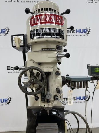 Birmingham #BPS-1649, vertical mill, 9" x49" table, Acu-Rite 2-Axis digital read out, X-Axis power feed, R8 - Image 4