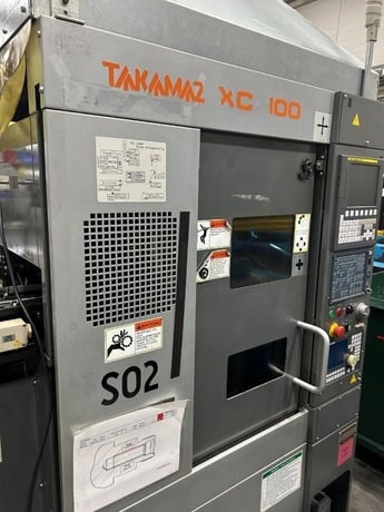 Takamaz #XC-100, CNC lathe, Fanuc 0i-TD Control, 7.08" turning diameter, 6" chuck, 1.6" bar, 4500 RPM, 10 HP - Image 2