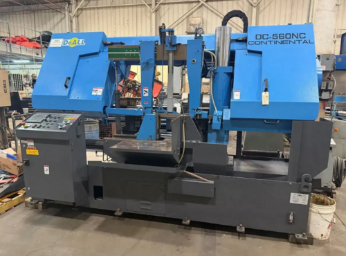 24" x 22" Doall #DC-560, NC Automatic Horizontal Bandsaw, 2" x 260" x 0.063" blade, 50-400 FPM, 10 HP, 15.8" - Image 1
